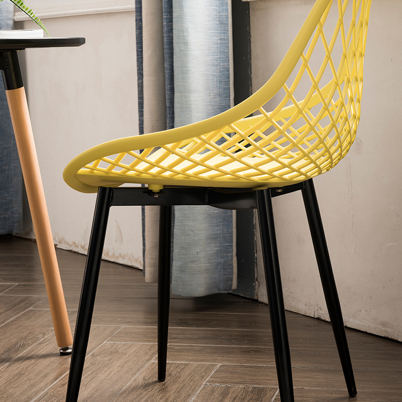 การออกแบบที่ทันสมัยคุณภาพสูง China Factory Plastic Plastic Chair ห้องรับประทานอาหาร PP ที่นั่งเก้าอี้รับประทานอาหารพลาสติก