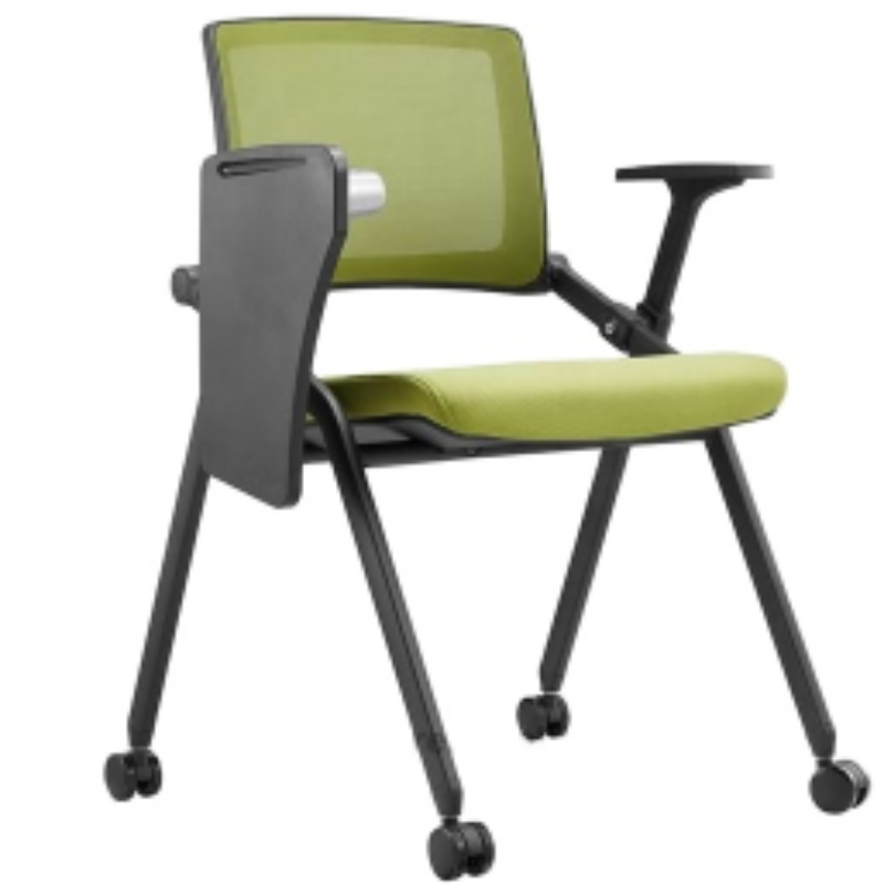 2022 เก้าอี้ฝึกอบรมโรงเรียนนักเรียนพลาสติกที่สะดวกสบายพร้อมการเขียนเก้าอี้ยศาสตร์แขน